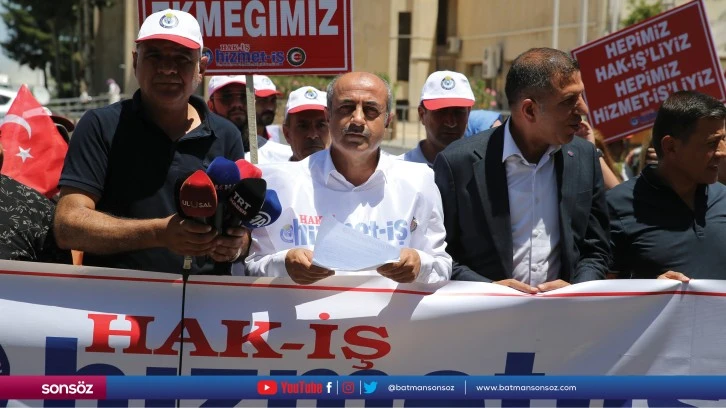Diyarbakır'da bazı belediyelerde işten çıkarmalara tepki