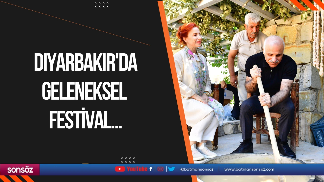 Diyarbakır'da geleneksel festival…