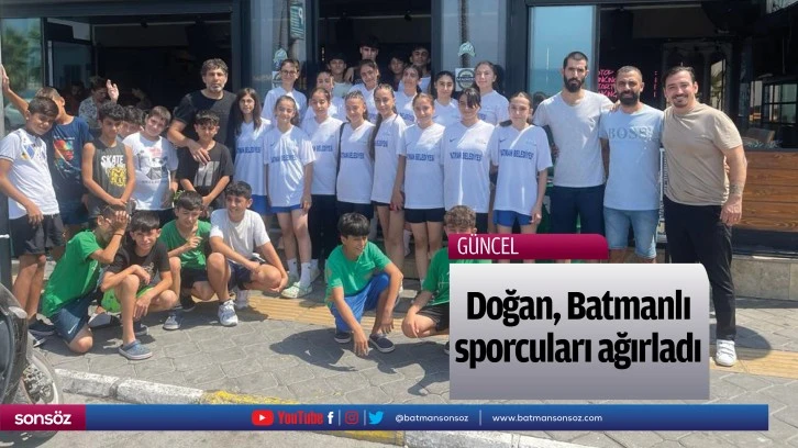 Doğan, Batmanlı sporcuları ağırladı