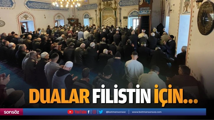 Dualar Filistin için…