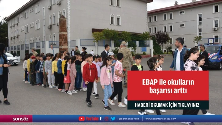 EBAP ile okulların başarısı arttı