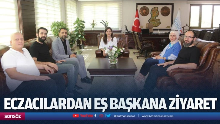 Eczacılardan eş başkana ziyaret