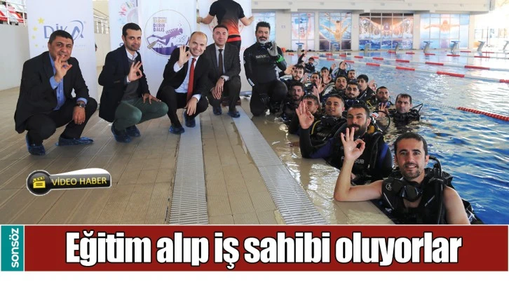 EĞİTİM ALIP İŞ SAHİBİ OLUYORLAR