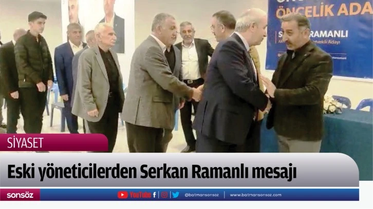 Eski yöneticilerden Serkan Ramanlı mesajı