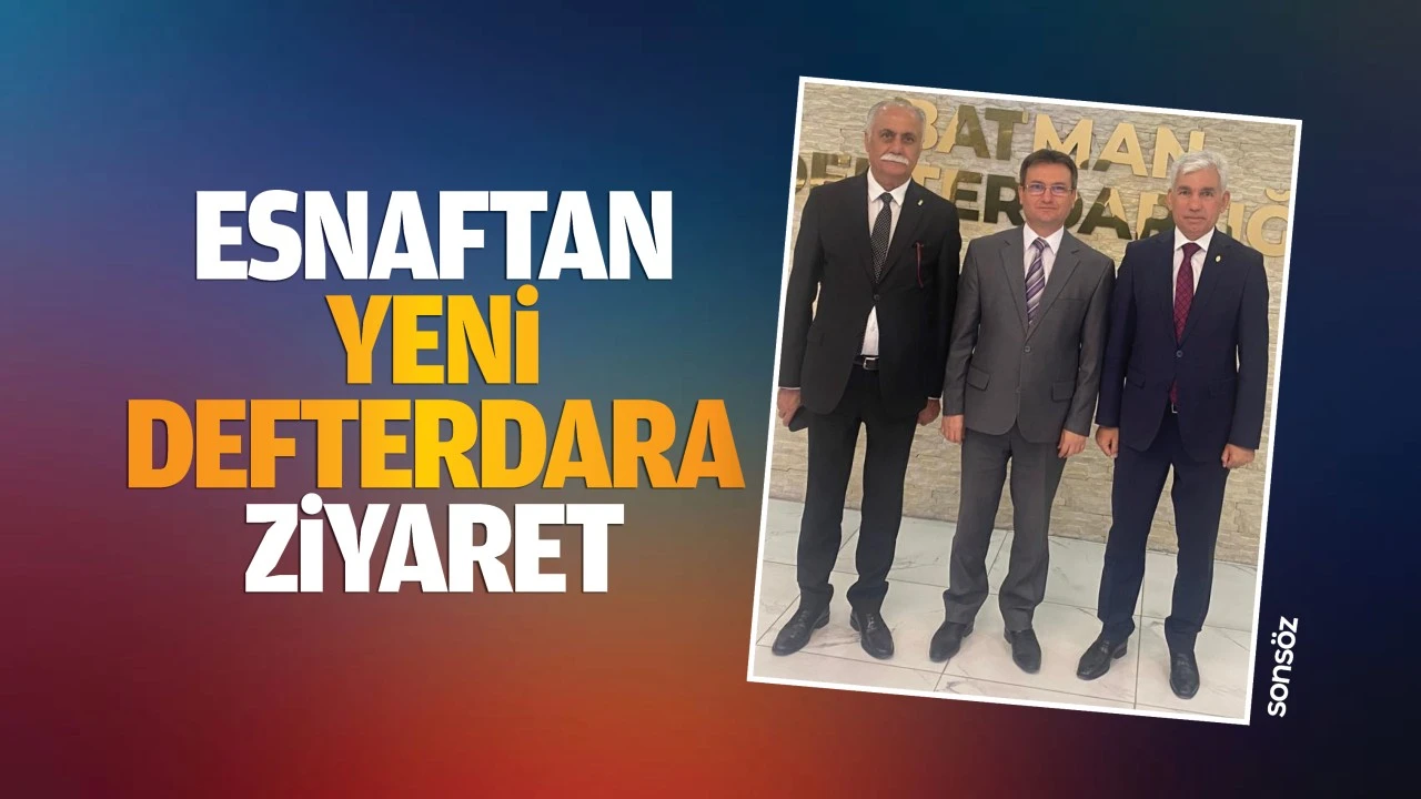 Esnaftan yeni defterdara ziyaret…