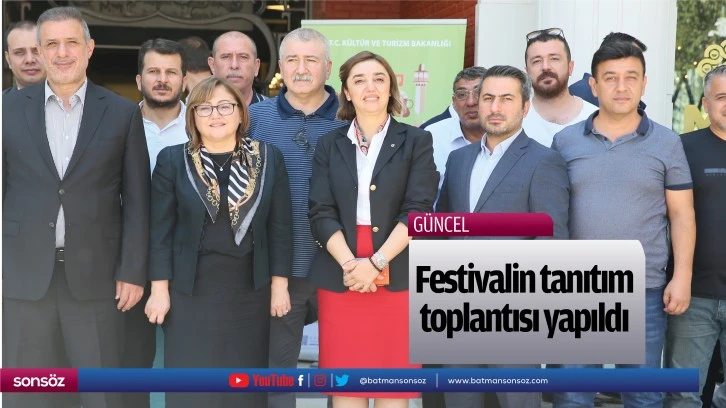 Festivalin tanıtım toplantısı yapıldı