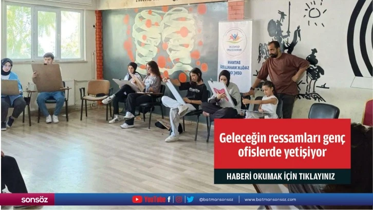 Geleceğin ressamları genç ofislerde yetişiyor