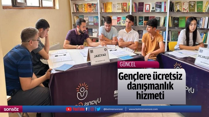 Gençlere ücretsiz danışmanlık hizmeti