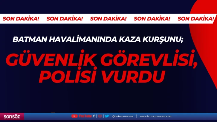 Güvenlik görevlisi, polisi vurdu