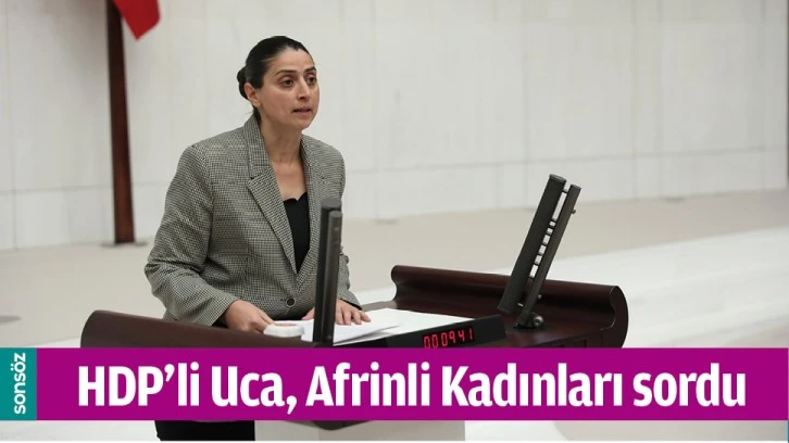 HDP’Lİ UCA, AFRİNLİ KADINLARI SORDU