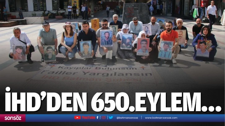 İHD’den 650.eylem…