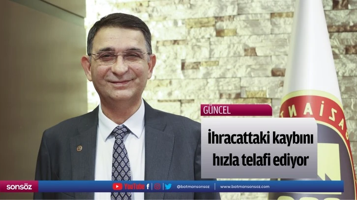 İhracattaki kaybını hızla telafi ediyor