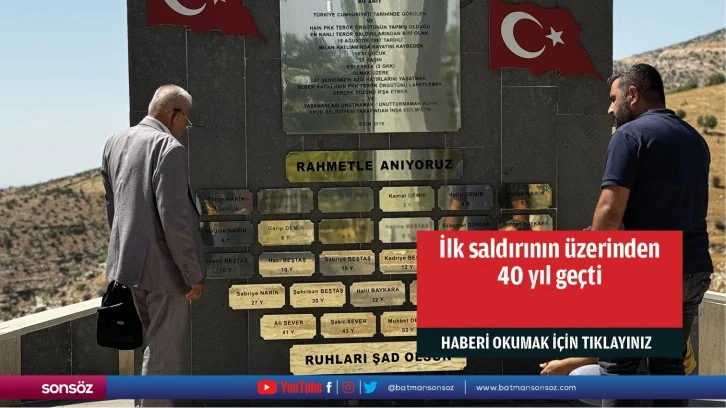 İlk saldırının üzerinden 40 yıl geçti