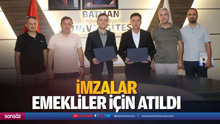 İmzalar, emekliler için atıldı