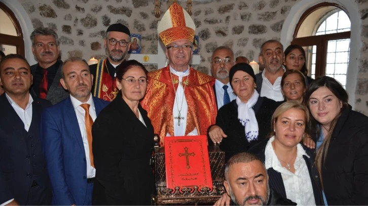 İnşa edilen kilise ibadete açıldı