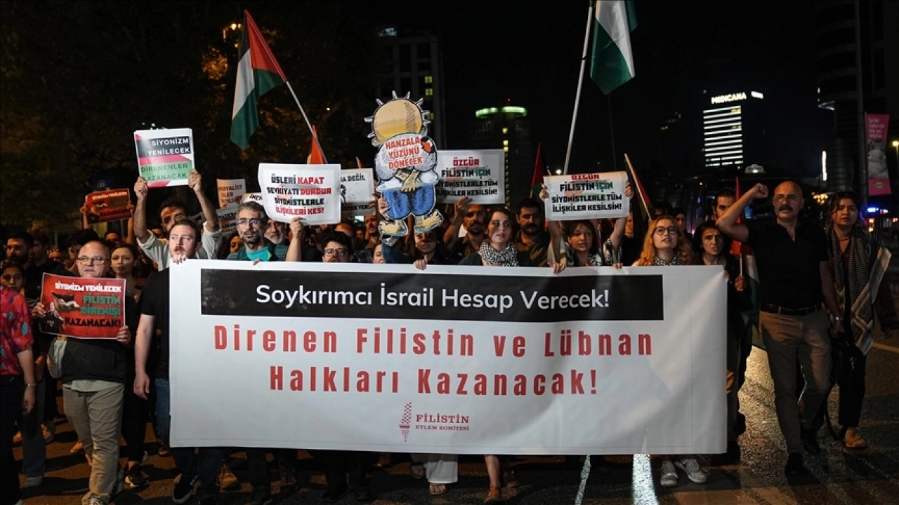 İstanbul'da İsrail Protestoları Yükseliyor