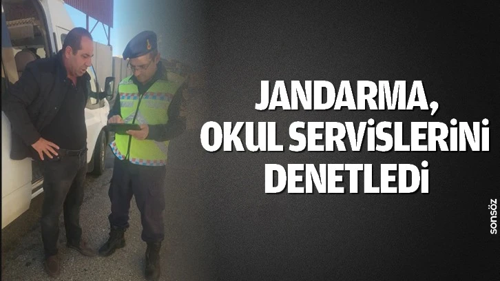 Jandarma, okul servislerini denetledi