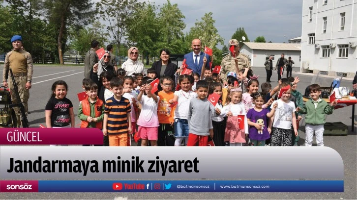 Jandarmaya minik ziyaret