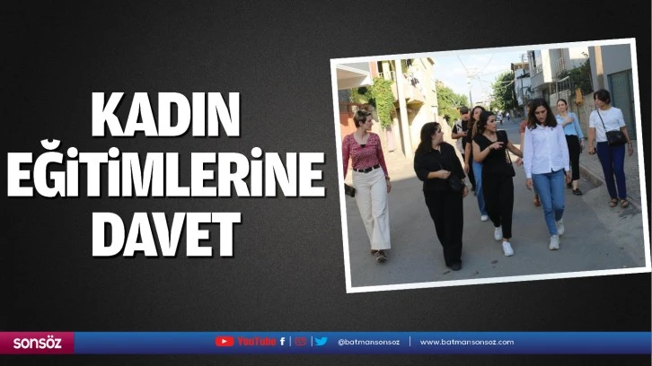 Kadın eğitimlerine davet