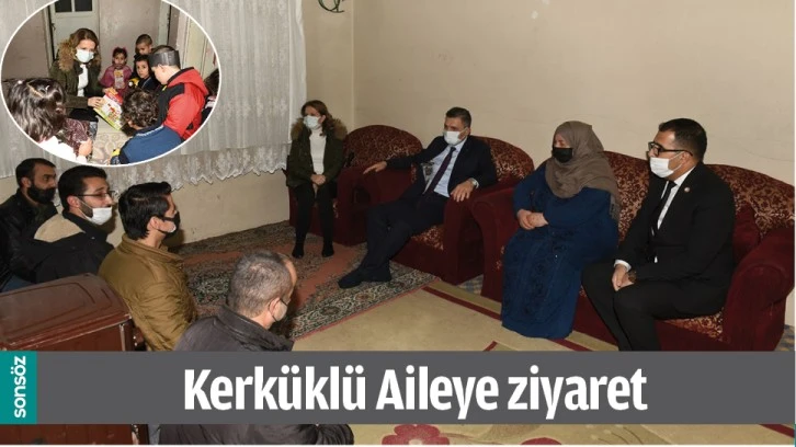 KERKÜKLÜ AİLEYE ZİYARET