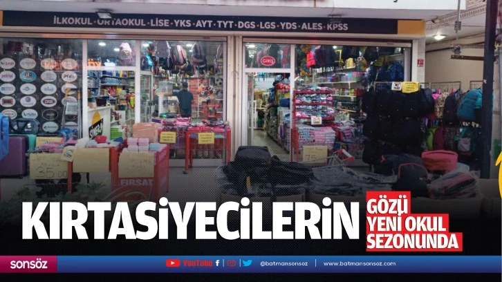 Kırtasiyecilerin gözü yeni okul sezonunda