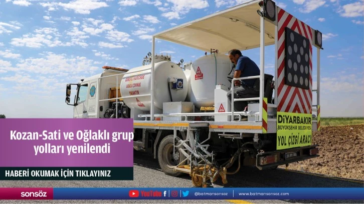 Kozan-Sati ve Oğlaklı grup yolları yenilendi