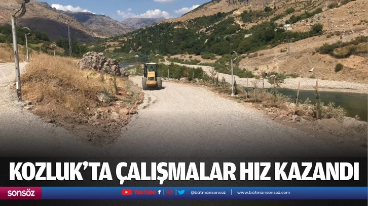 Kozluk’ta çalışmalar hız kazandı