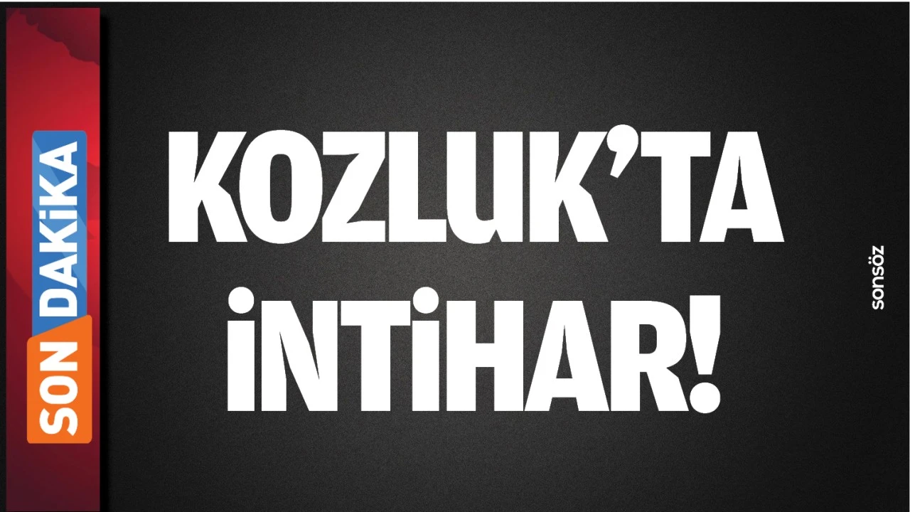 Kozluk’ta intihar!