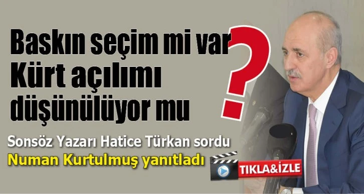 Kürt açılımı düşünülüyor mu?