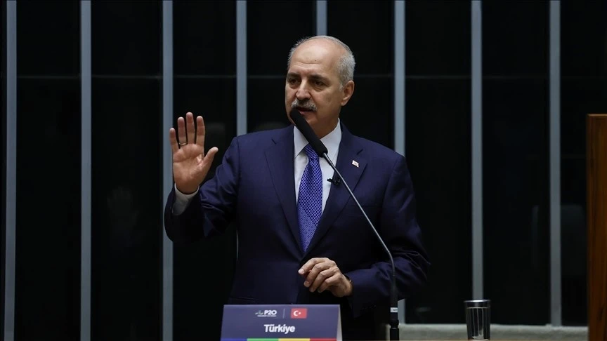 Kurtulmuş: İsrail'in Filistin soykırımı insanlığın yeni bir sistem kurması için alarm zilleri çaldırmaktadır