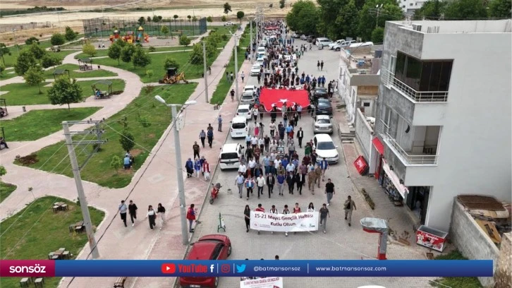 Mardin'de "Gençlik Yürüyüşü" düzenlendi