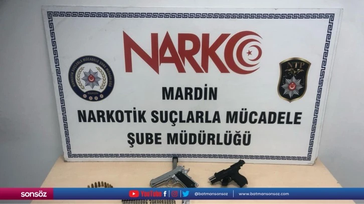 Mardin'de uyuşturucu operasyonunda 3 şüpheli tutuklandı