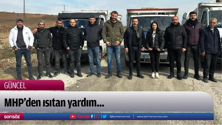 MHP’den ısıtan yardım...