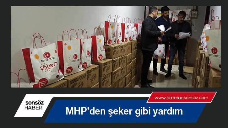 MHP’den şeker gibi yardım