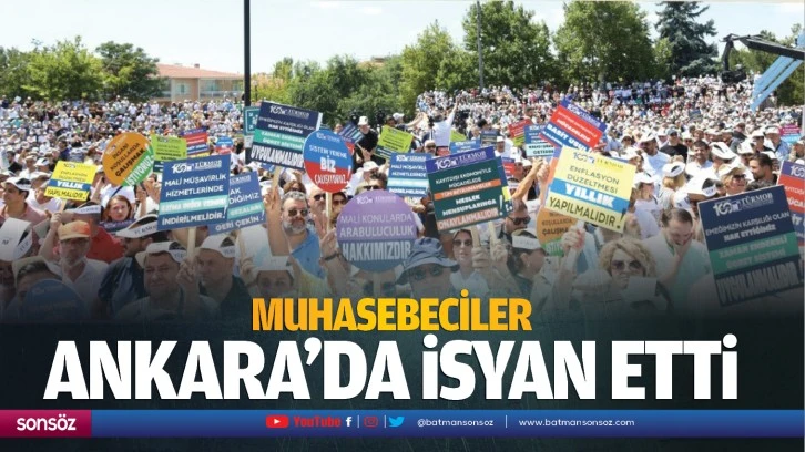 Muhasebeciler Ankara'da isyan etti