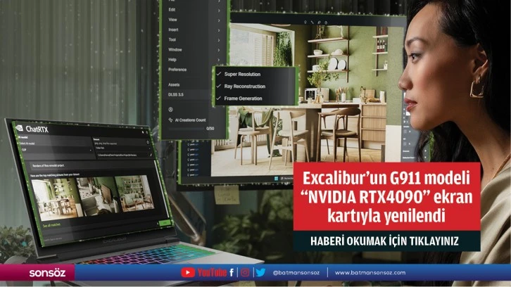 Excalibur'un G911 modeli &quot;NVIDIA RTX4090&quot; ekran kartıyla yenilendi