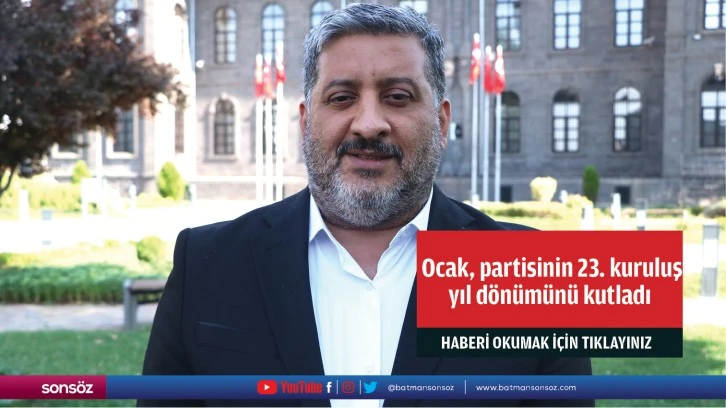  Ocak, partisinin 23. kuruluş yıl dönümünü kutladı