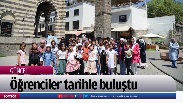 Öğrenciler tarihle buluştu