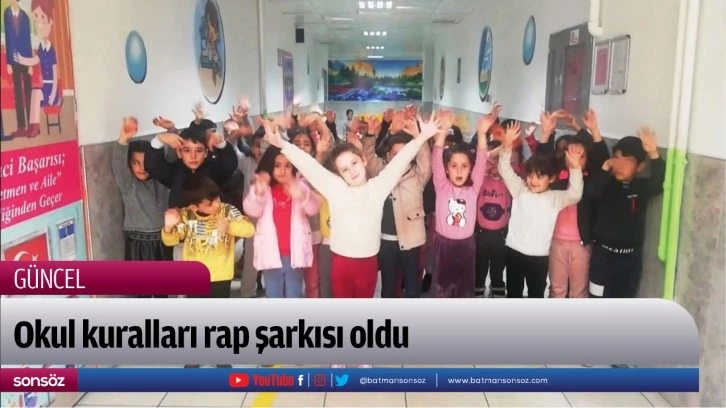 Okul kuralları rap şarkısı oldu