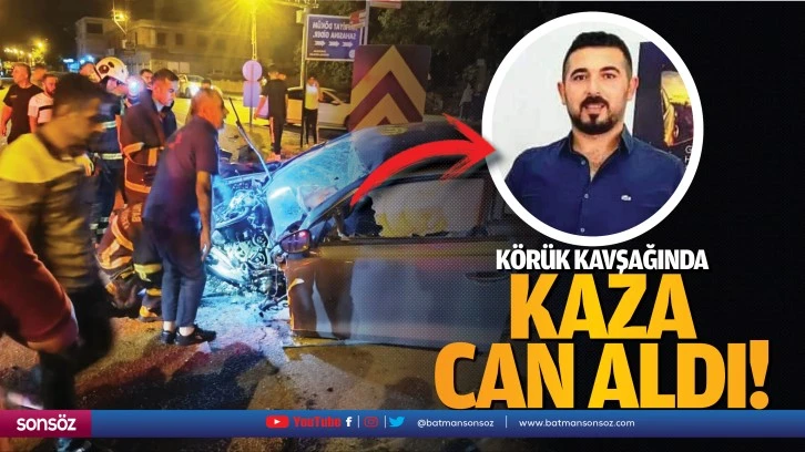 Körük Kavşağında kaza can aldı!