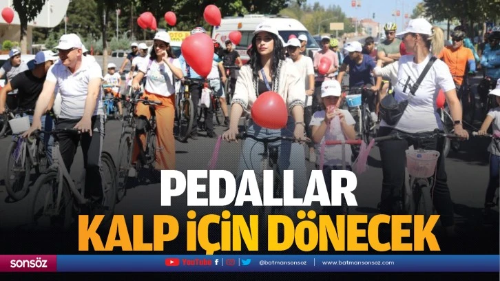 Pedallar kalp için dönecek