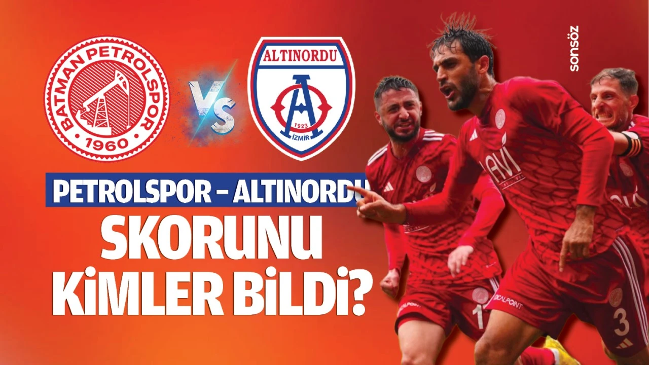 Petrolspor – Altınordu skorunu kimler bildi?