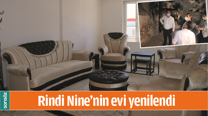 RİNDİ NİNE’NİN EVİ YENİLENDİ