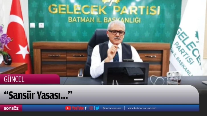 “Sansür Yasası…”