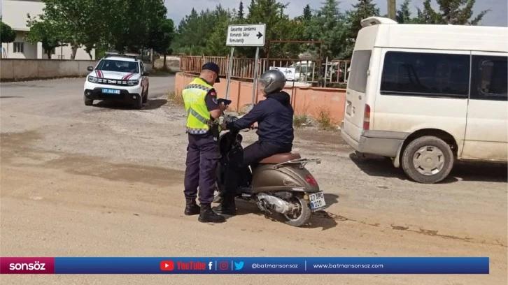 Servis araçları ve motosikletler denetlendi