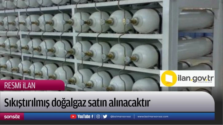 Sıkıştırılmış doğalgaz satın alınacaktır