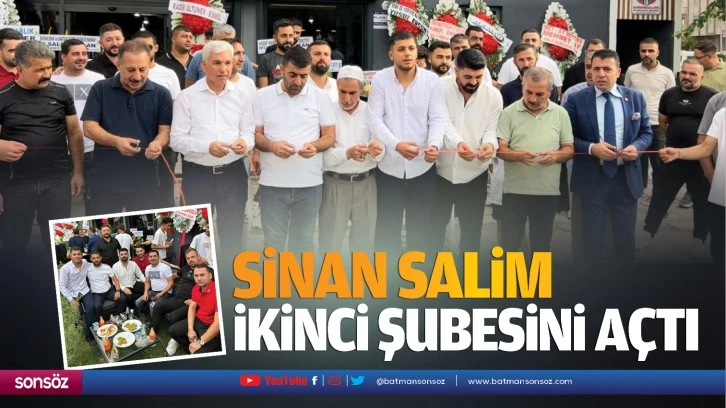 Sinan Salim, ikinci şubesini açtı