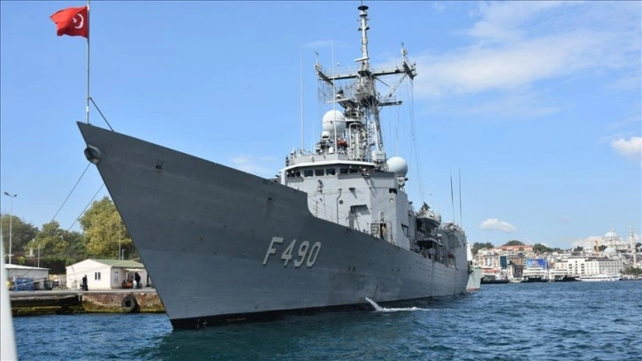 TCG Gaziantep Firkateyni İstanbul Limanında