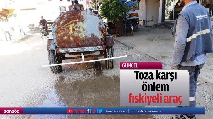 Toza karşı önlem, fıskiyeli araç