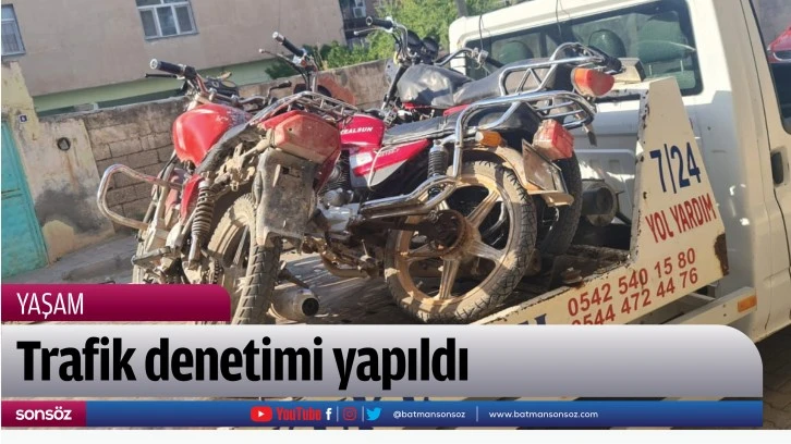 Trafik denetimi yapıldı